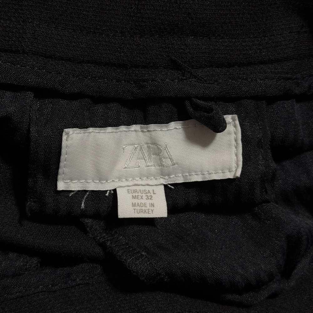 ZARA Men's Black Casual Shorts | Size Large - Picture 3 of 3